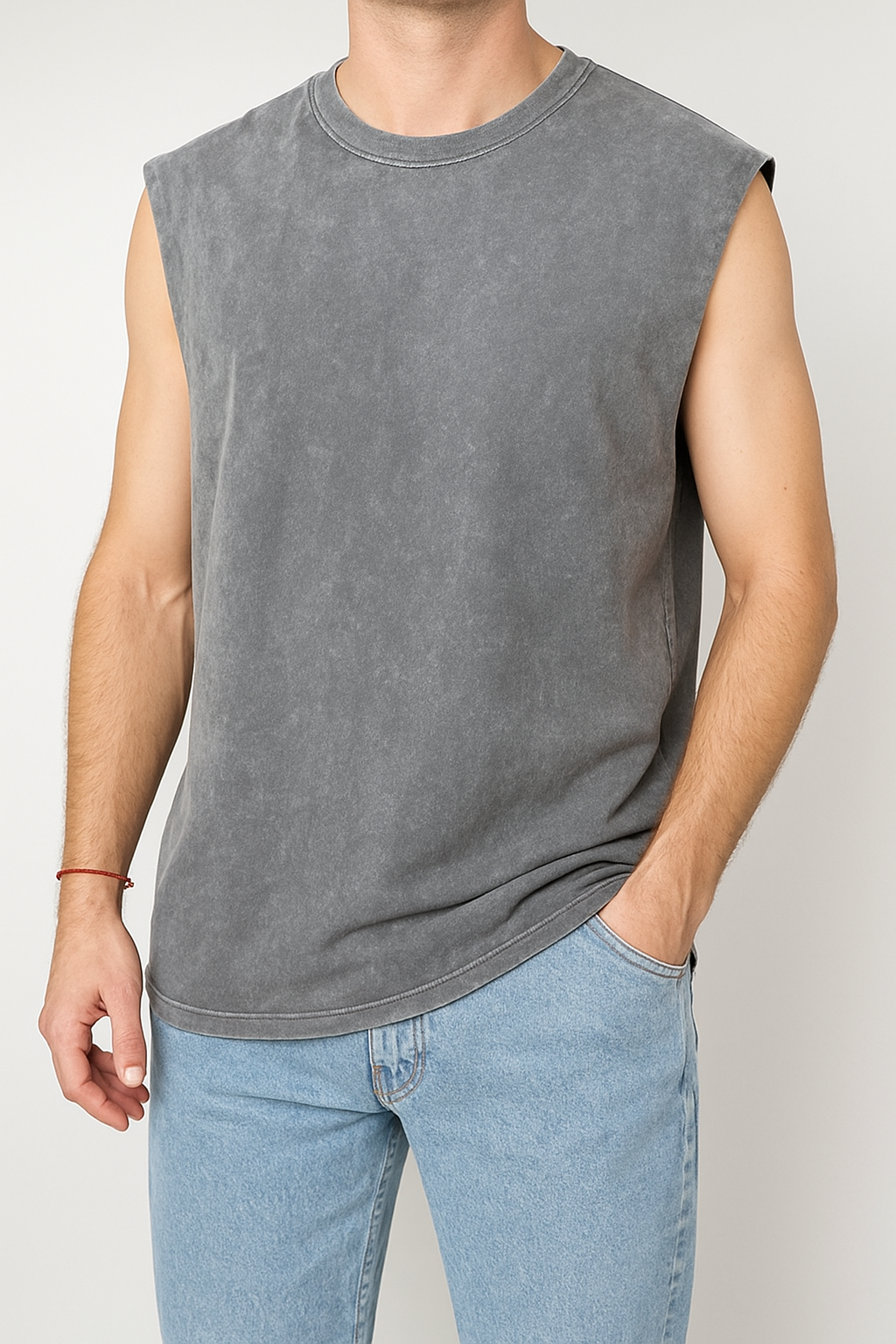 Musculosa Lavada - Gris