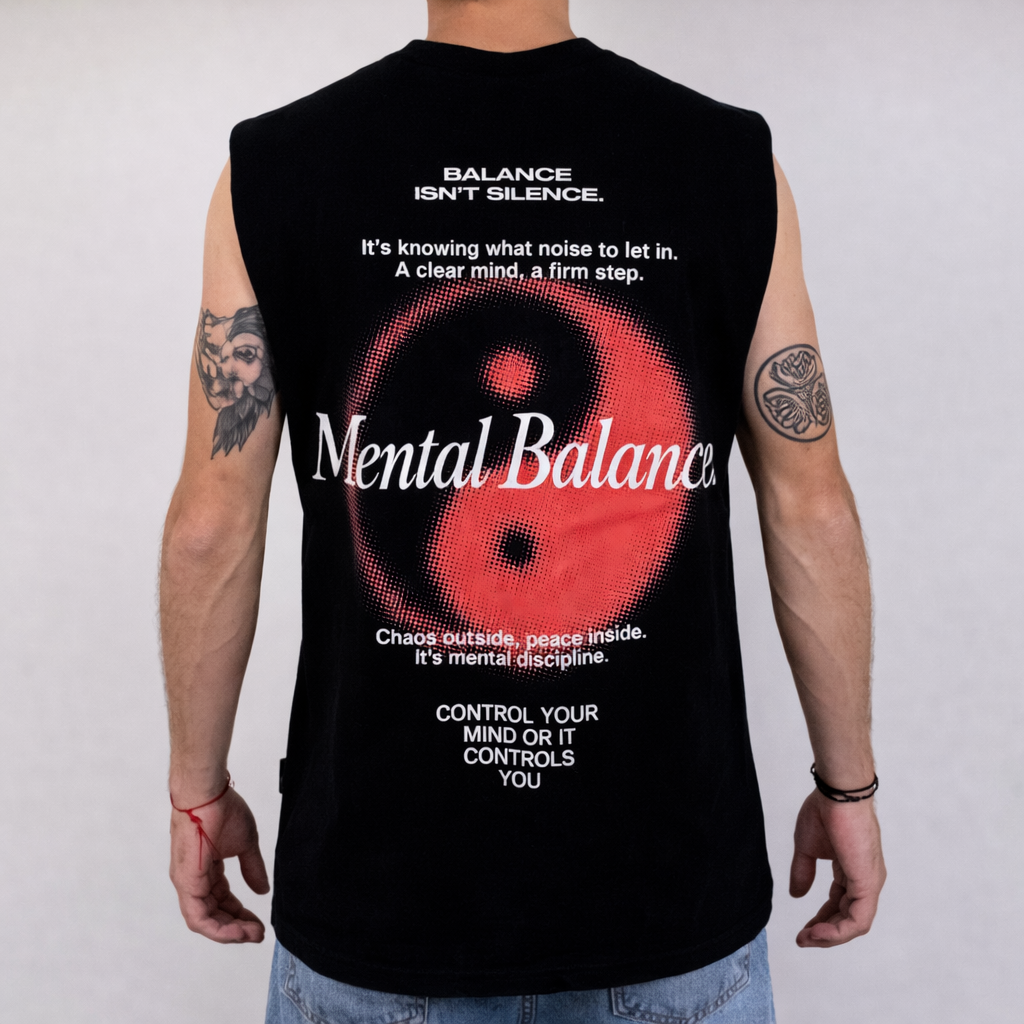 Musculosa Ying Yang - Negra