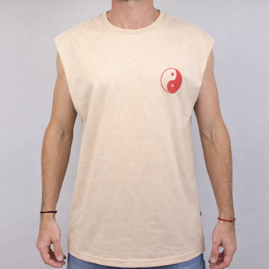 Musculosa Ying Yang - Beige