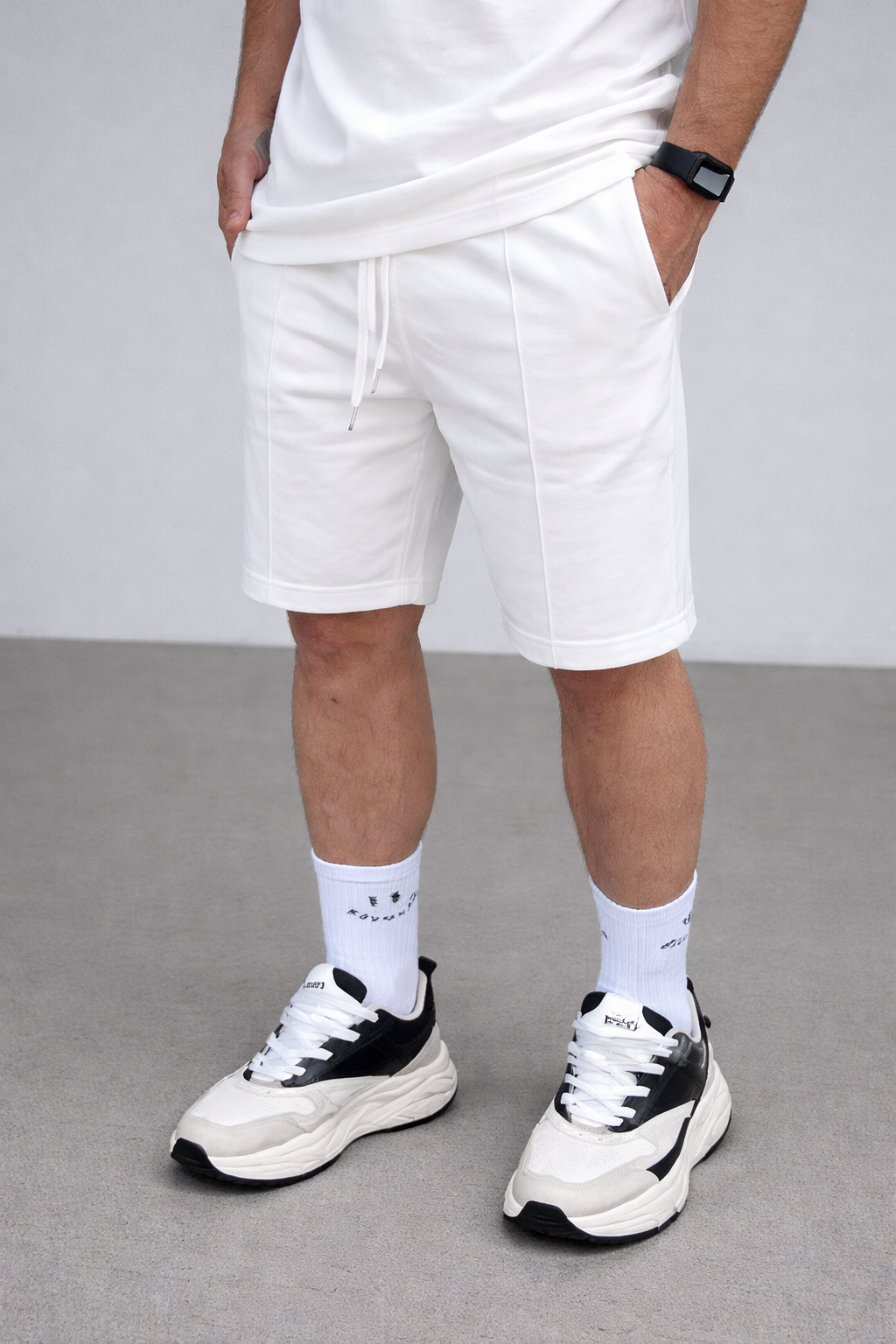 Bermuda Deportiva - Blanca