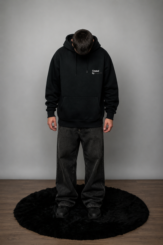 Hoodie - "Created by Legend" Negro