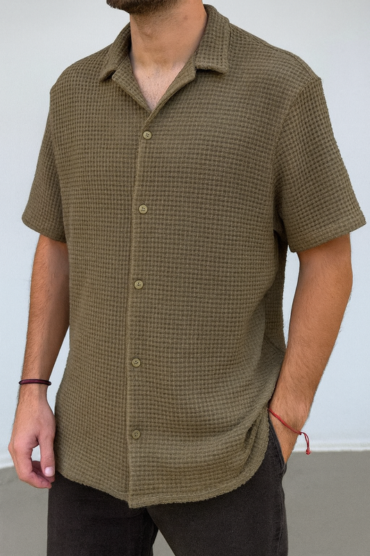 Camisa de punto - Marrón