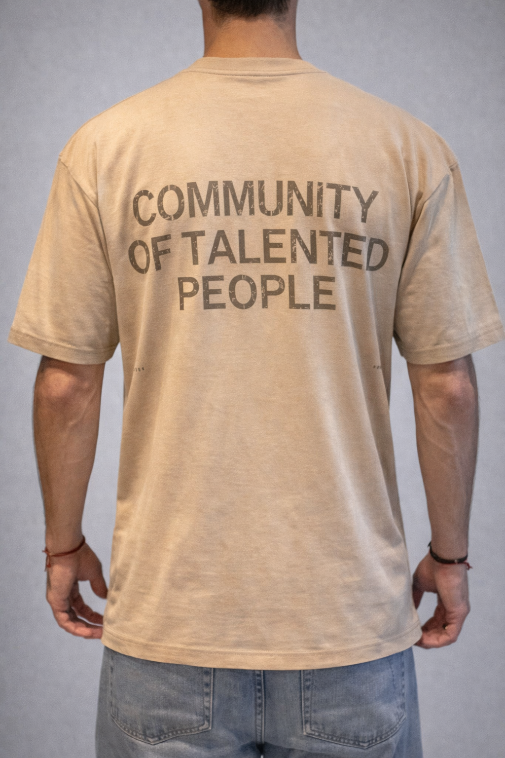 Remera Creative Studio - Beige