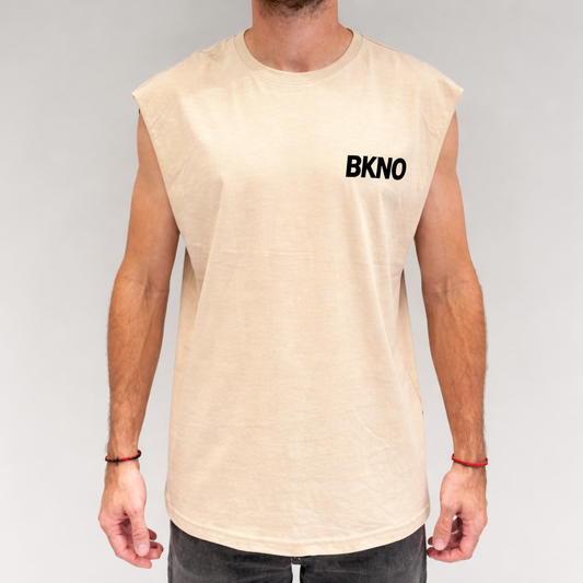 Musculosa copa beige