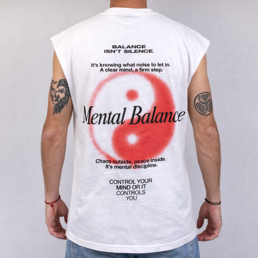 Musculosa Ying Yang - Blanca