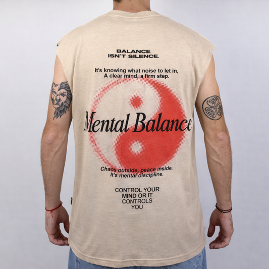 Musculosa Ying Yang - Beige