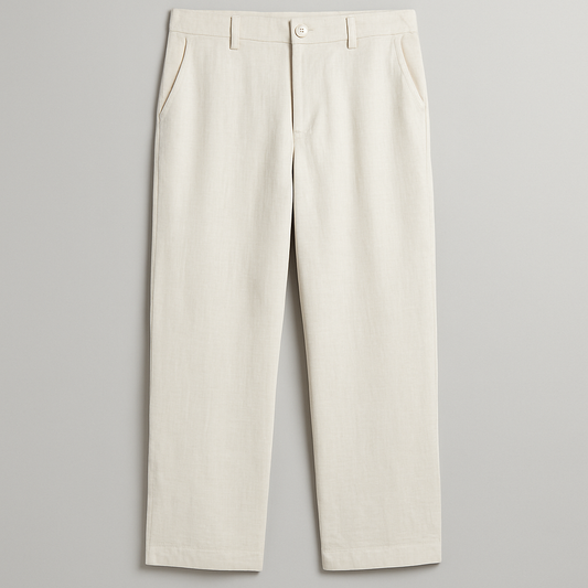 Pantalón de Lino - Beige